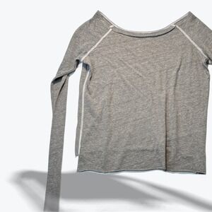 Daftbird Raglan Boat Neck Long Sleeve T Shirt Butter Soft Top Small Made in USA